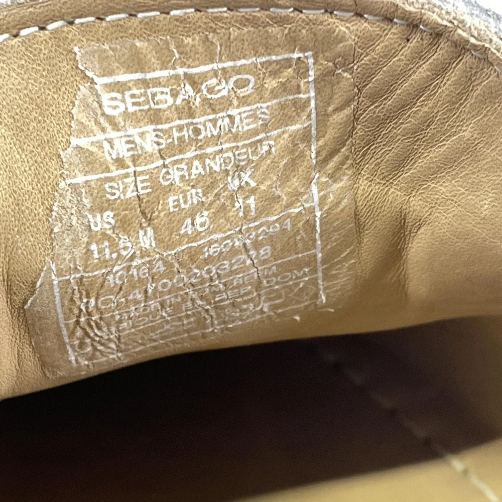 Sebago x Vane Campsides Loafers Mens Size 11.5 Gray Suede Slip On Casual Shoes
